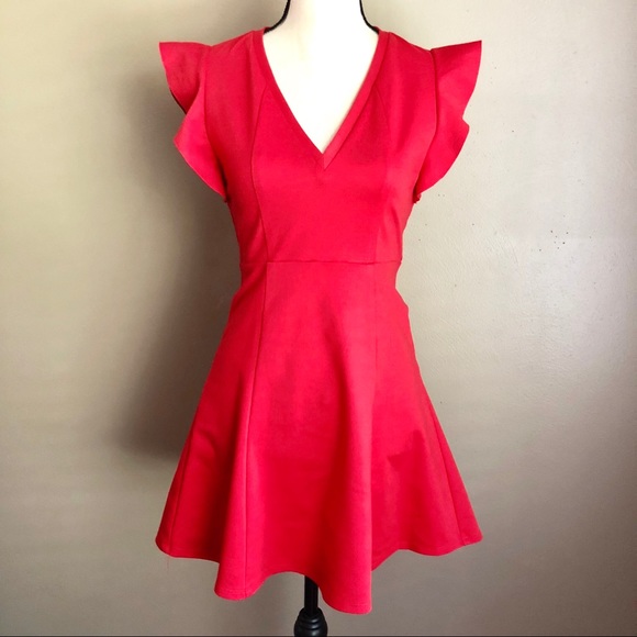 BCBGeneration Dresses & Skirts - [BCBG] Red Skater Dress